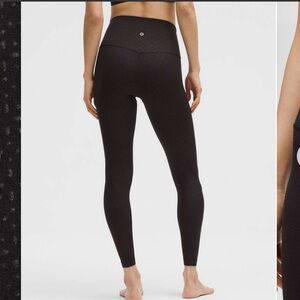 Lululemon Align High-Rise Pant 25" color black size 2